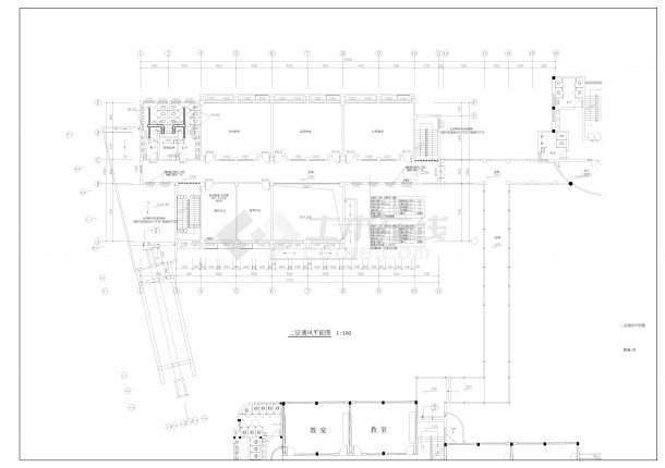 进川小学实验楼建设项目图纸 暖通-图二