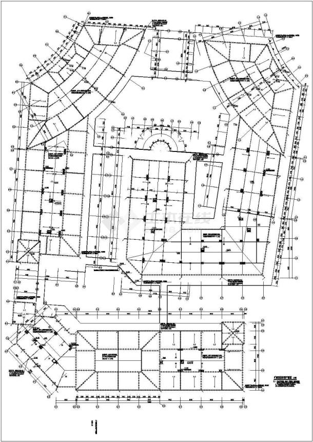 河南某大型购物广场电气设计施工图纸-图二
