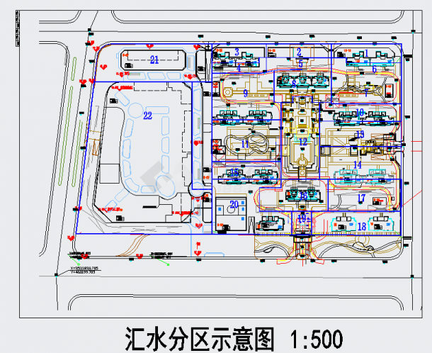 江苏省莫小区海绵城市CAD布置图-图二