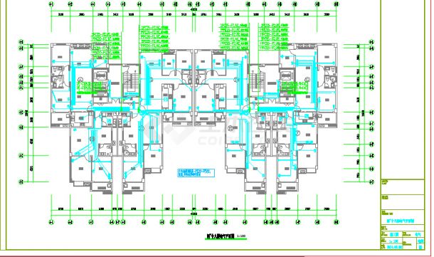 某大型综合体建筑电气全套施工图（办公、公寓部分）-图二