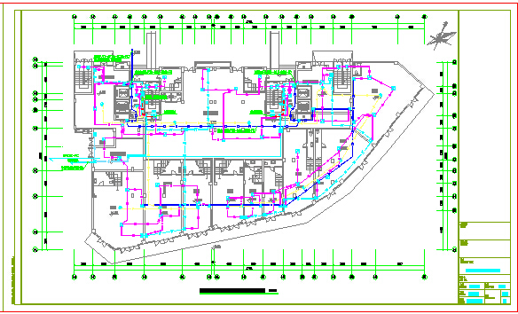 某大型综合体建筑电气全套施工图（办公、公寓部分）