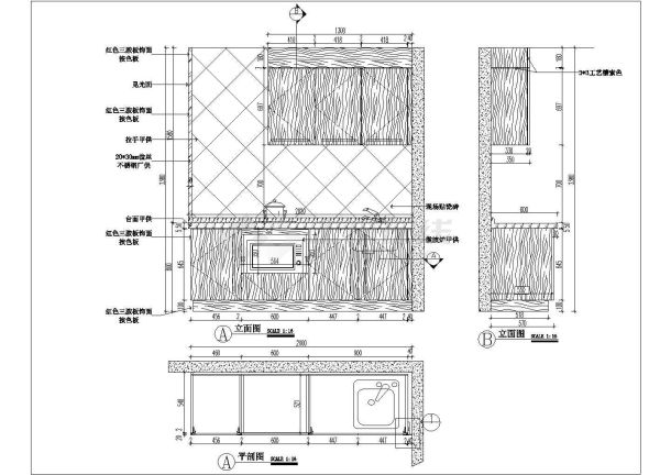 江西上饶四星级酒店房间家具布置图-图二