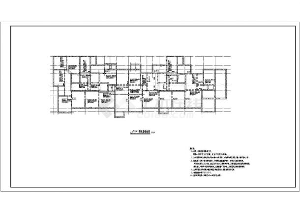 某17层剪力墙住宅楼结构设计施工图纸-图一