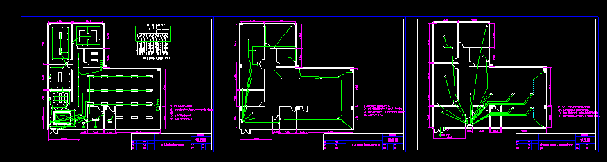 办公室照明插座网线CAD平面详细图