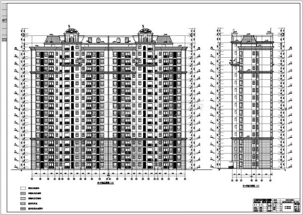 某16层剪力墙结构住宅楼建筑设计施工图-图一