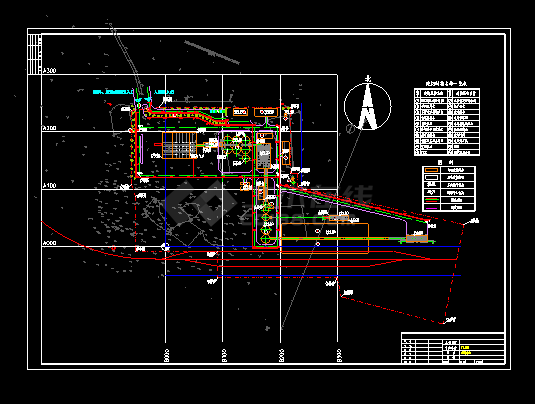 厂区照明设计全套CAD施工详细图纸-图二