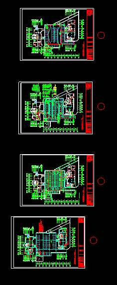 地下停车场电气照明设计CAD详图-图一