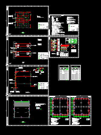 甲类仓库电气照明配电系统施工设计CAD详图-图一