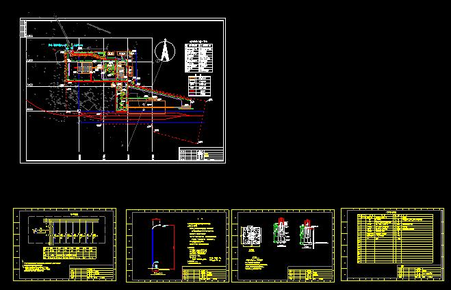 某厂区的全套照明施工设计CAD详图_图1