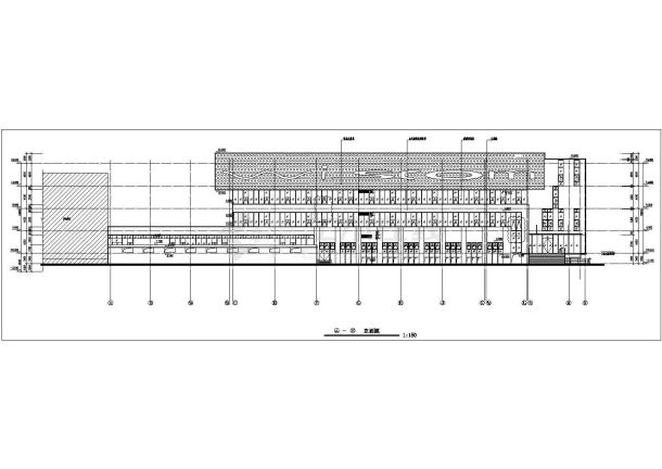 某地四层综合办公大楼建筑设计施工图-图二