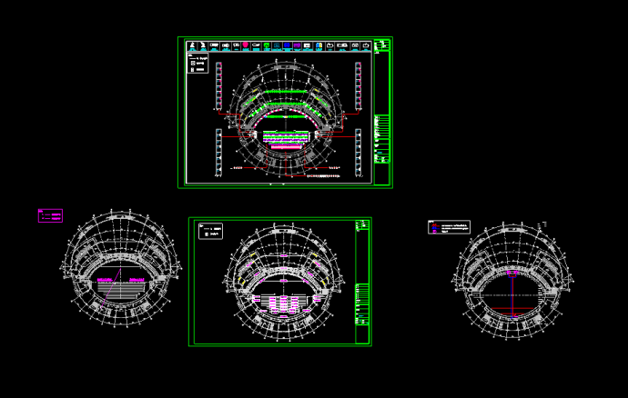 舞台灯光照明线路施工设计CAD详图_图1