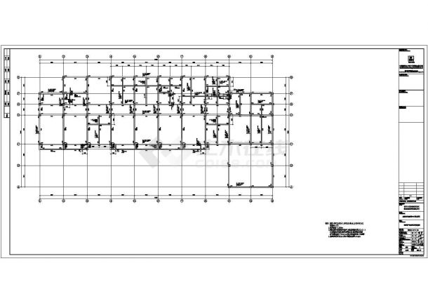 某地三层框架结构幼儿园建筑设计施工图（含结构）-图二
