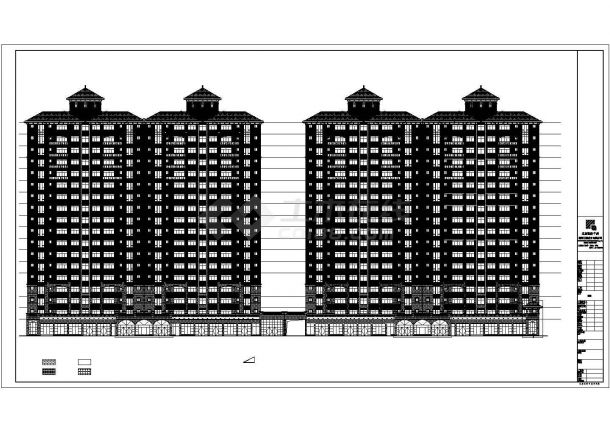 广西壮族自治区某地18层住宅楼建筑结构设计施工图-图二