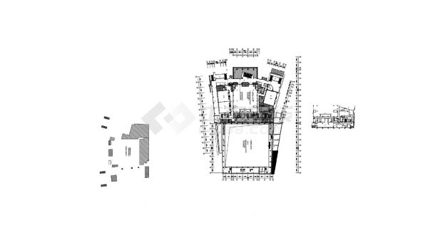  Structural design drawing of brick quantity of the third floor wall of an exhibition center - Figure 1