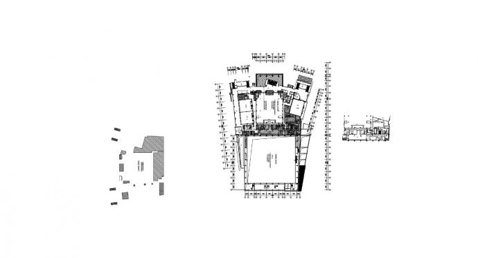 某会展中心三层墙砖量结构设计图_图1