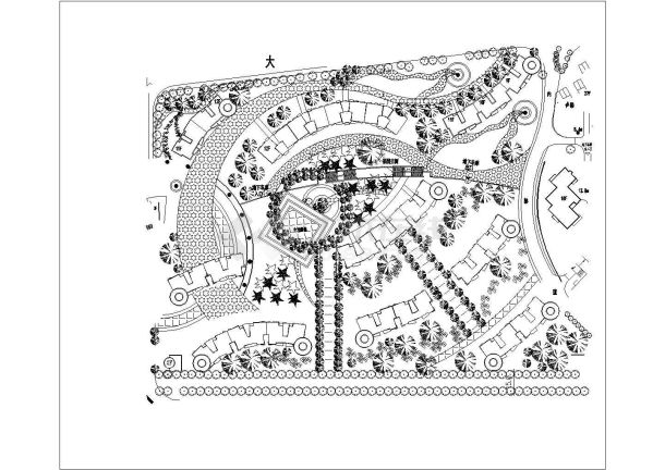 常用的园林景观设计CAD图库、图例-图二