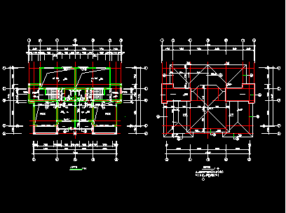 某山体别墅北入口全套建筑设计CAD施工图-图二