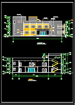 某卫生院设计方案整套cad设计施工详情图-图二
