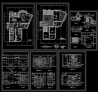 某家庭室内施工设计CAD装修图纸_图1
