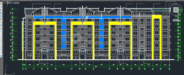 某地区扬子名苑16楼建筑设计CAD施工图-图二
