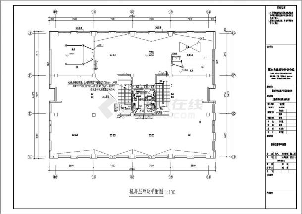 【河南】某地某综合楼全套设计施工图-图二