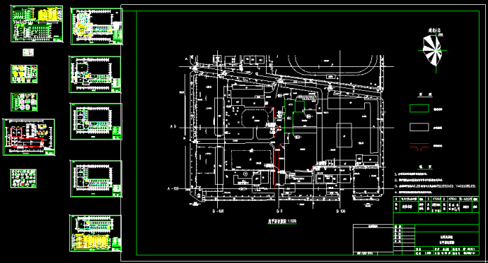 电力大队多层办公楼建筑设计全套图纸_图1