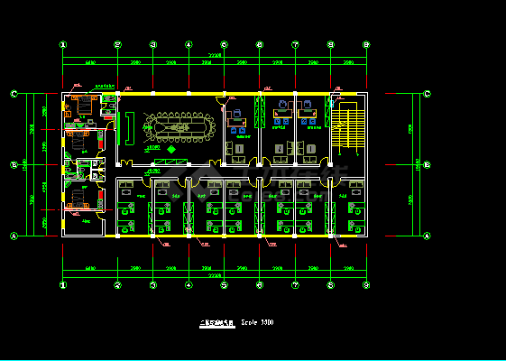 某综合楼建筑电气施工设计CAD图-图二