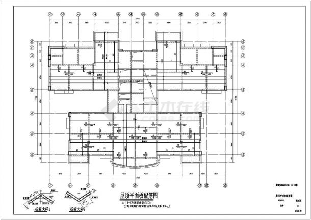 来宾市32层框支剪结构商场结构设计图-图二
