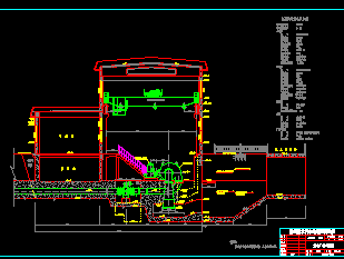 某电站厂房综合整套cad平面设计图-图二