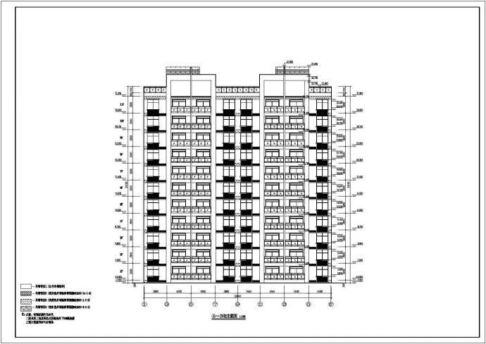某地11层小户型住宅建筑设计施工图_图1