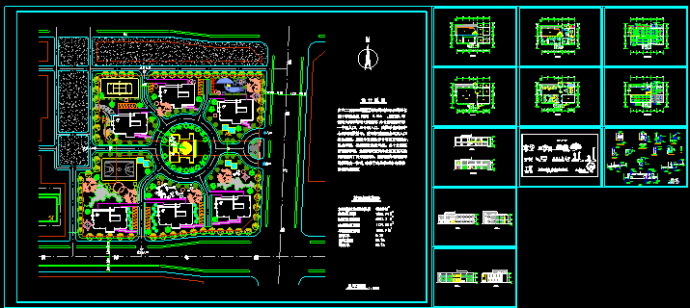 某城市办公别墅建施设计CAD图纸_图1