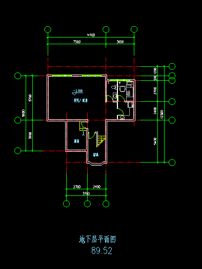 坡地独栋别墅方案设计详细CAD图-图二