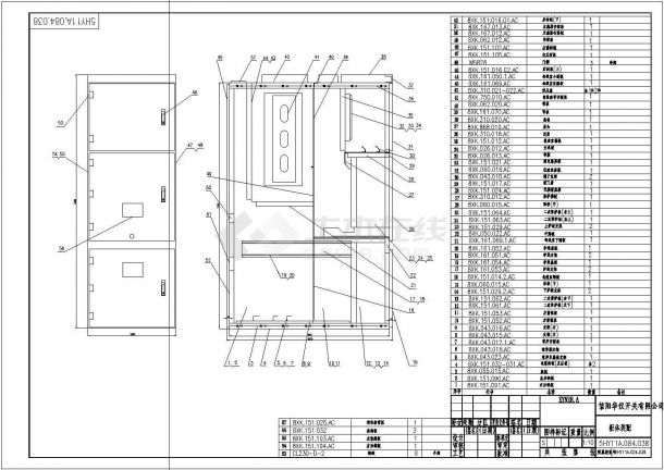 KYN28柜的所有钣金图纸-图二