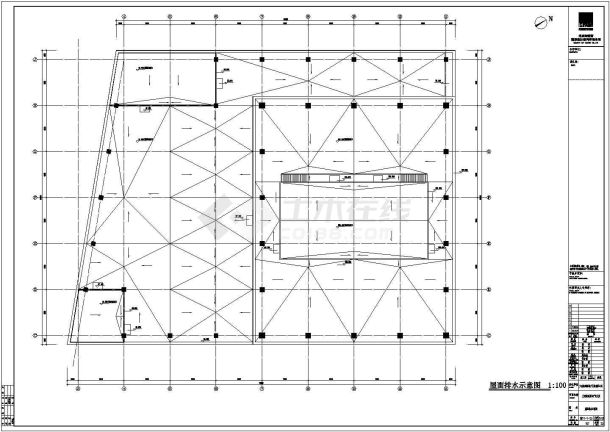 【辽宁】大连市某地高层综合楼建筑设计施工图-图一