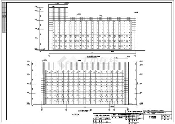 某地四层电子商务中心办公楼建筑设计施工图-图一