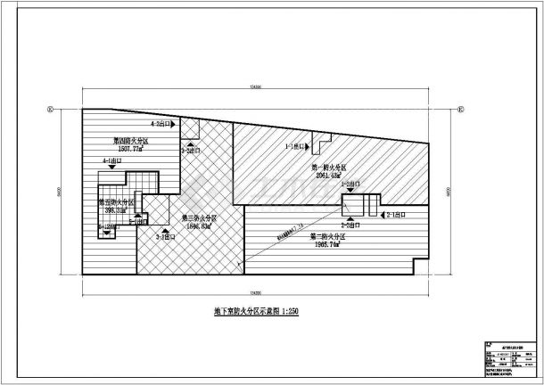 某住宅建筑两层人防地下室建筑设计施工图-图二