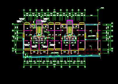 某市区小区两套别墅建筑施工设计图-图二