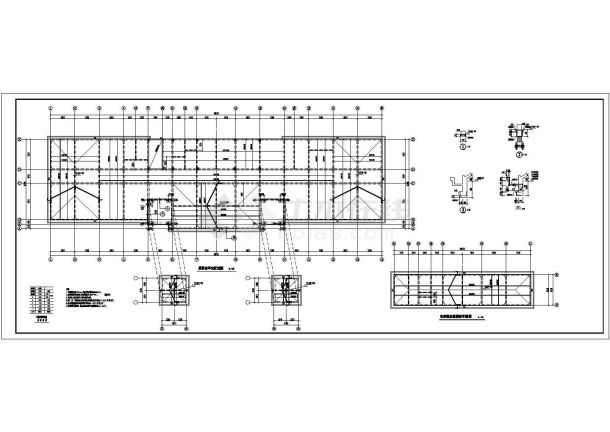 某地5层框架办公楼结构设计施工图-图二
