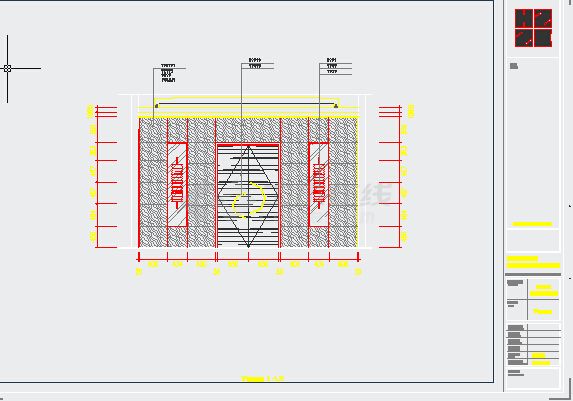 【银海】售楼部设计方案施工设计图-图一