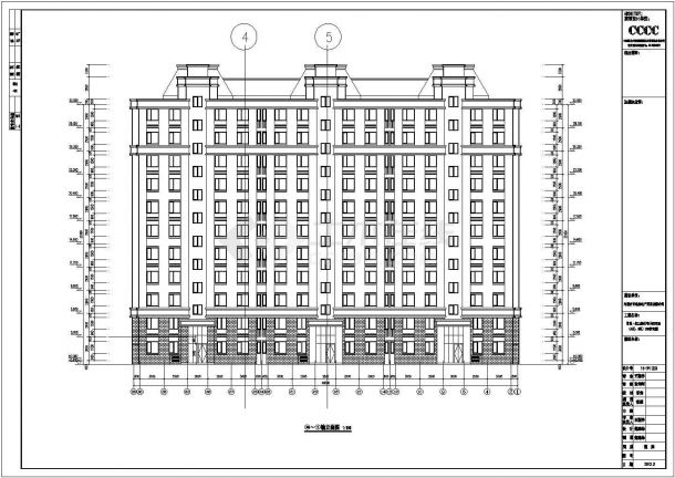 内蒙古赤峰市某小区地下2层地上11层剪力墙结构住宅楼建筑施工图-图二