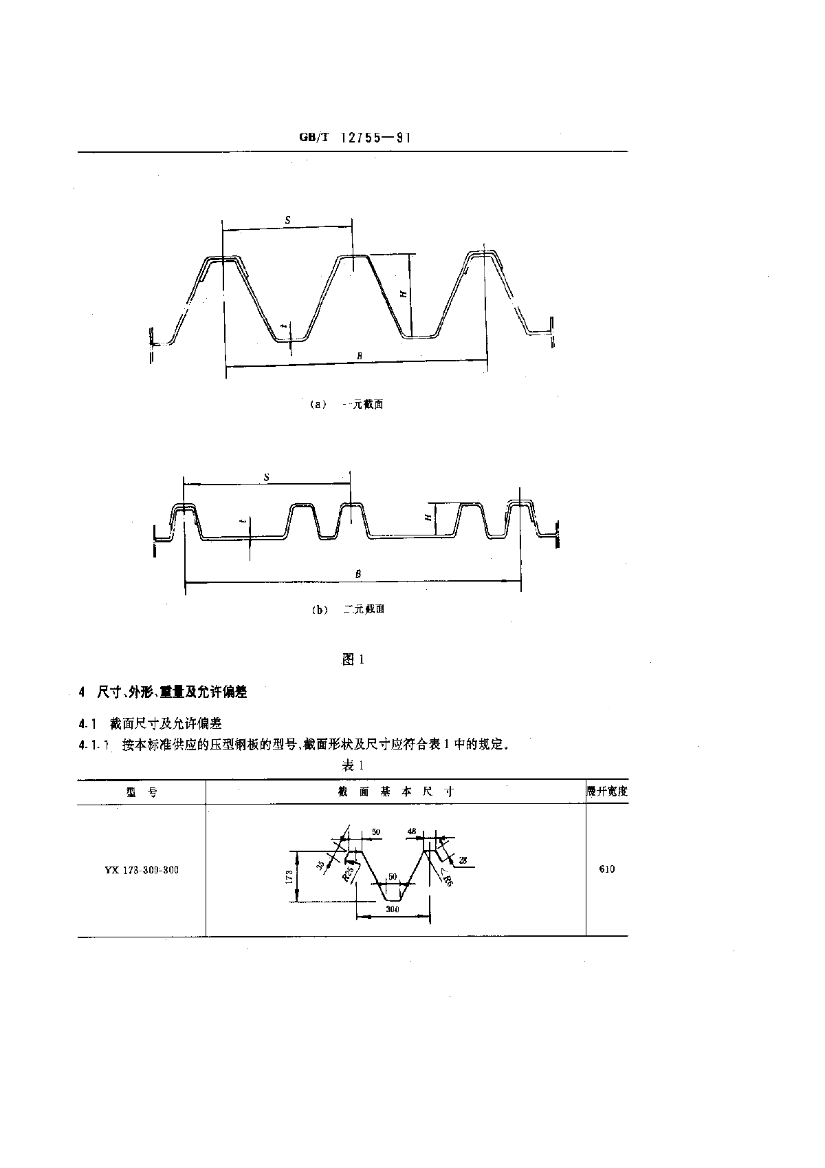 GBT 12755-1991_建筑用压型钢板-图二