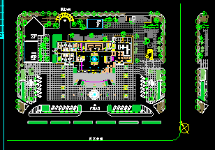 某大酒店设计施工建筑CAD平立面图(总图)-图二