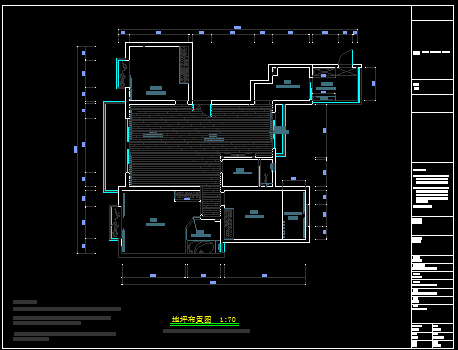 现代三室两厅装修设计图（含效果图）-图二