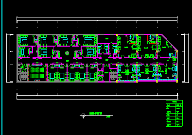 某市阿里郎宾馆方案建筑CAD施工平面设计图纸-图二