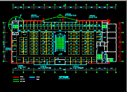 某市银泰服饰城建筑结构CAD施工设计图-图二