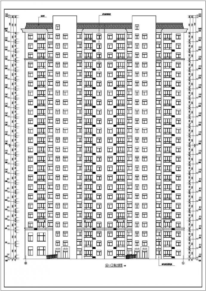 【黑龙江】二十四层剪力墙结构住宅建筑设计施工图_图1