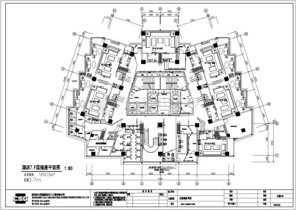 【重庆】一所大型夜总会全套电气图-图二