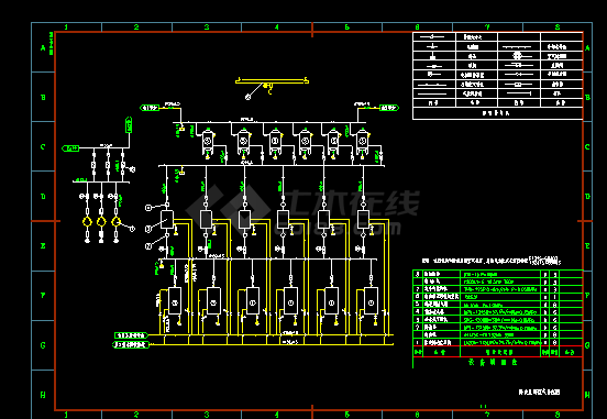 常用压缩机房cad设计系统及布置安装详图-图二