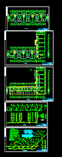 某多层住宅楼采暖系统Cad施工方案图-图一