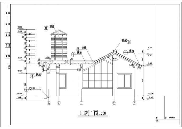 某地多套两层框架结构别墅建筑施工图_图1